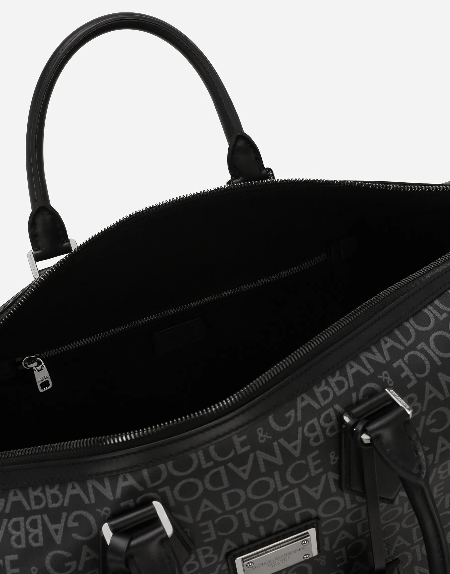 Printed jacquard holdall