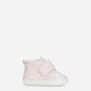 Printed nappa leather mid-top sneakers