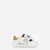 Printed nappa leather sneakers