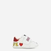 Printed nappa leather sneakers