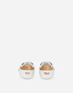 Printed nappa leather sneakers