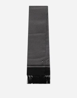 Printed silk scarf