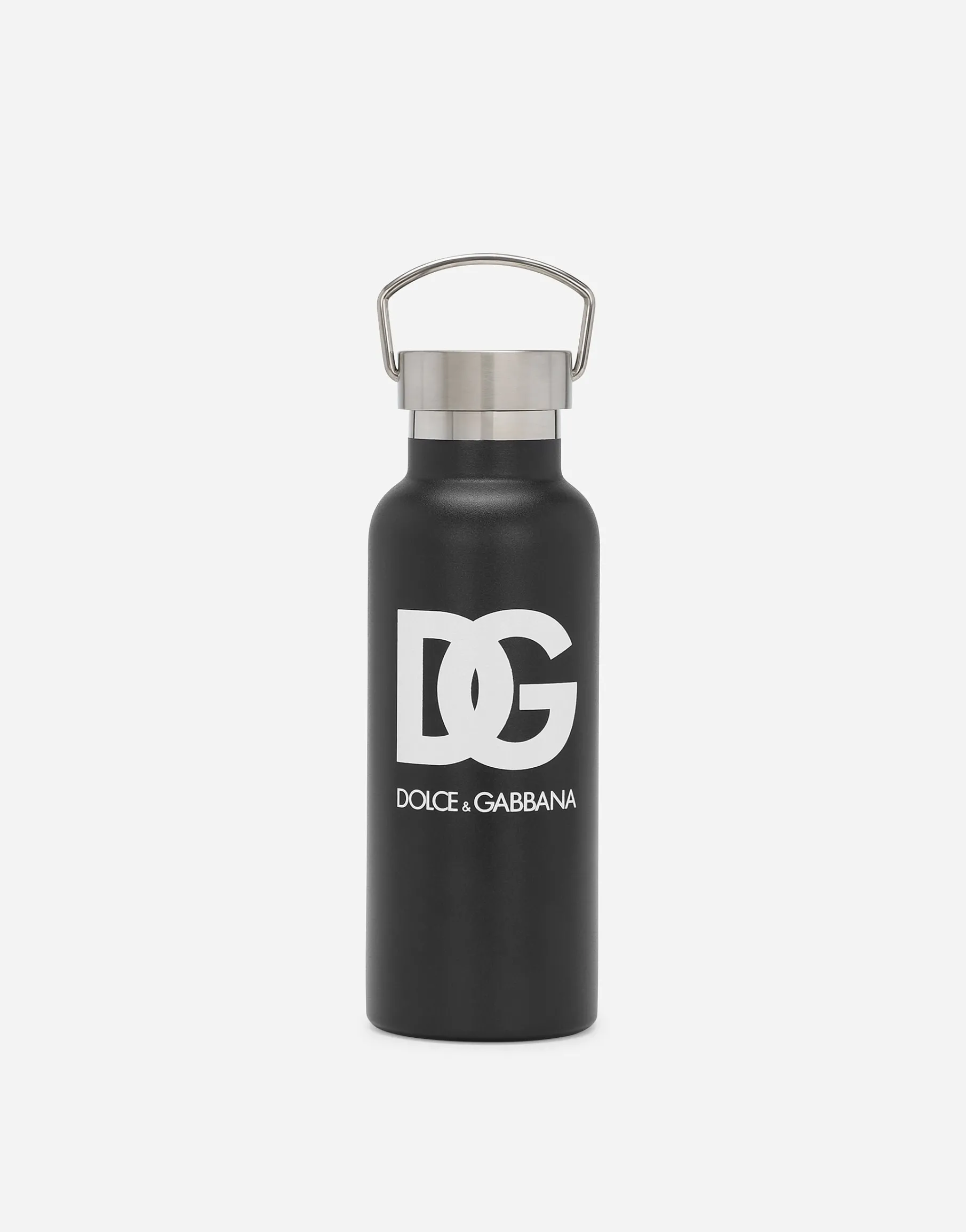 Printed steel water bottle