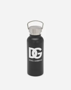 Printed steel water bottle
