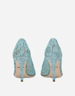 Pump in Taormina lace with crystals
