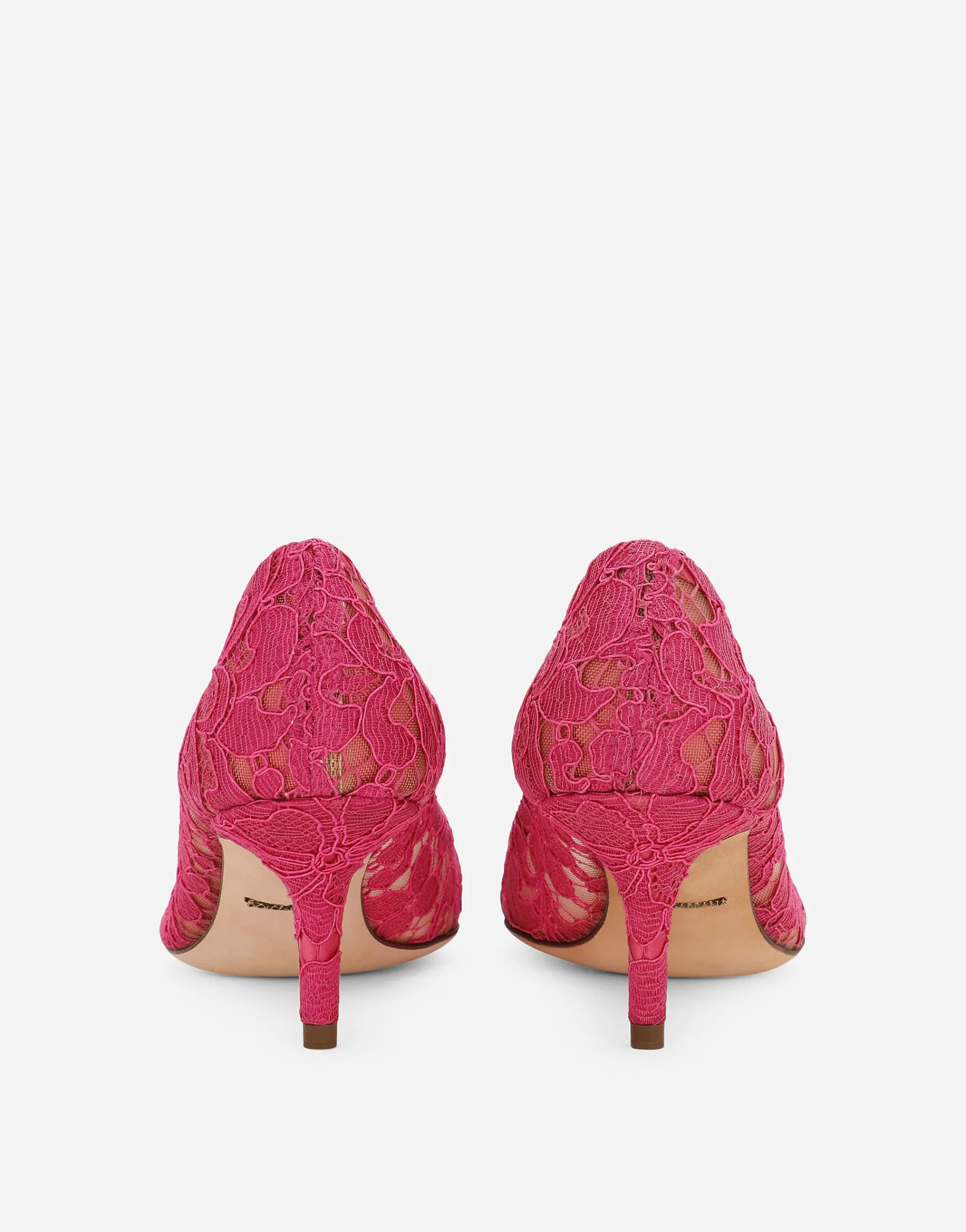 Pump in Taormina lace with crystals