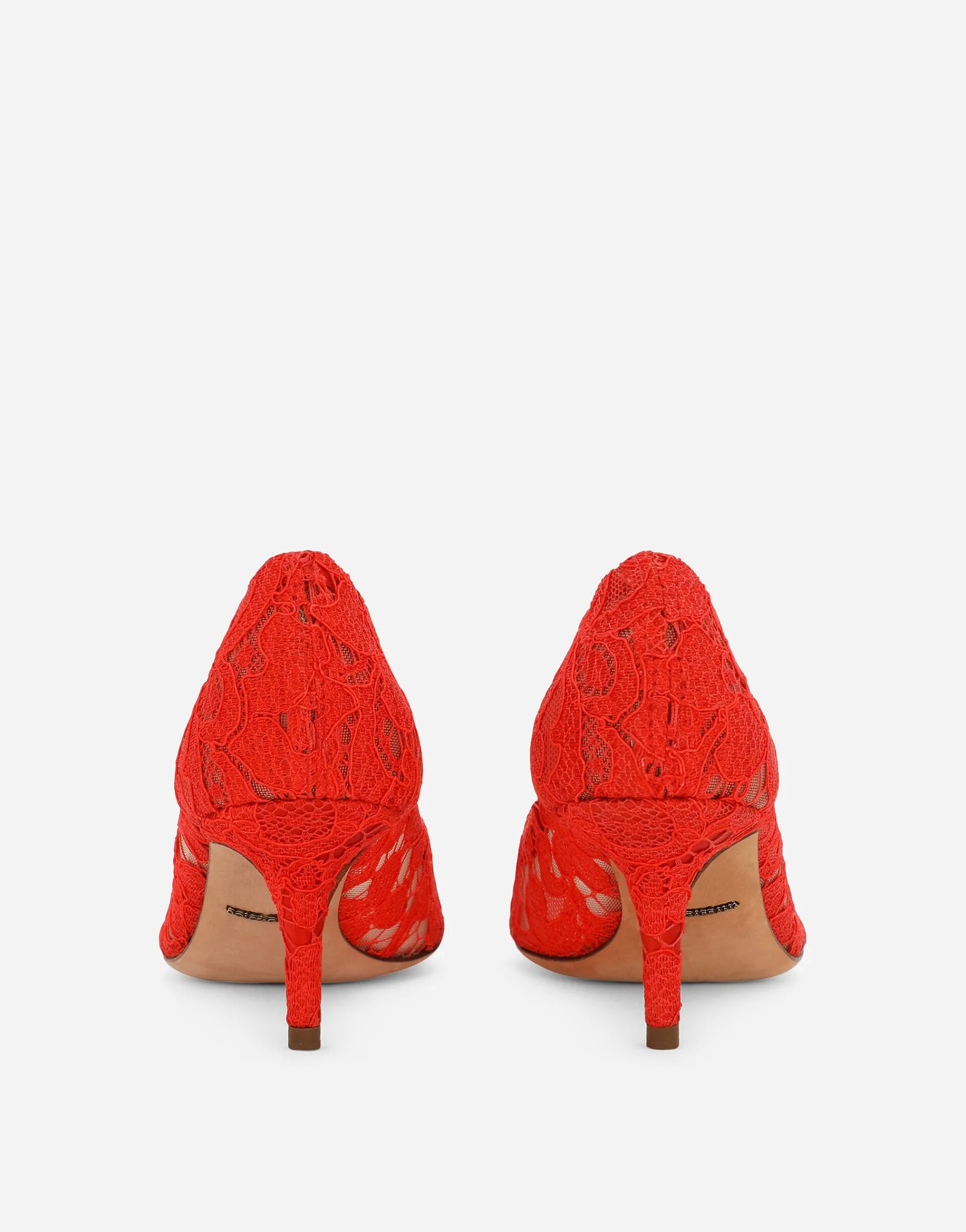 Pump in Taormina lace with crystals