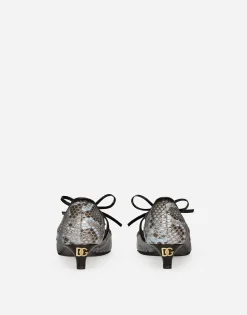 Python skin pumps
