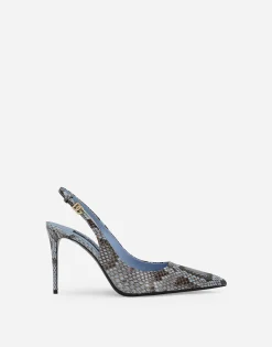 Python skin slingbacks