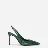 Python skin slingbacks