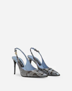 Python skin slingbacks