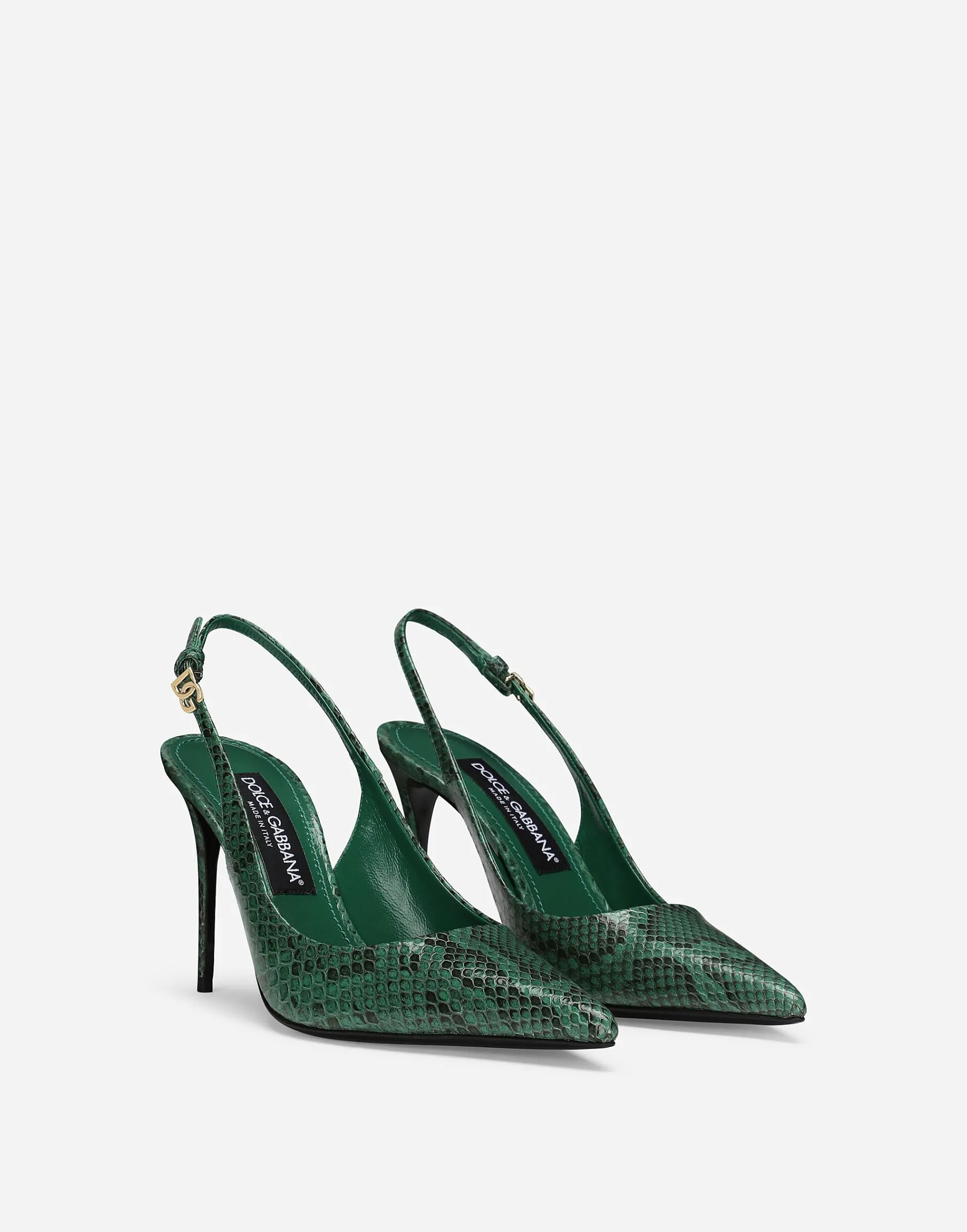 Python skin slingbacks