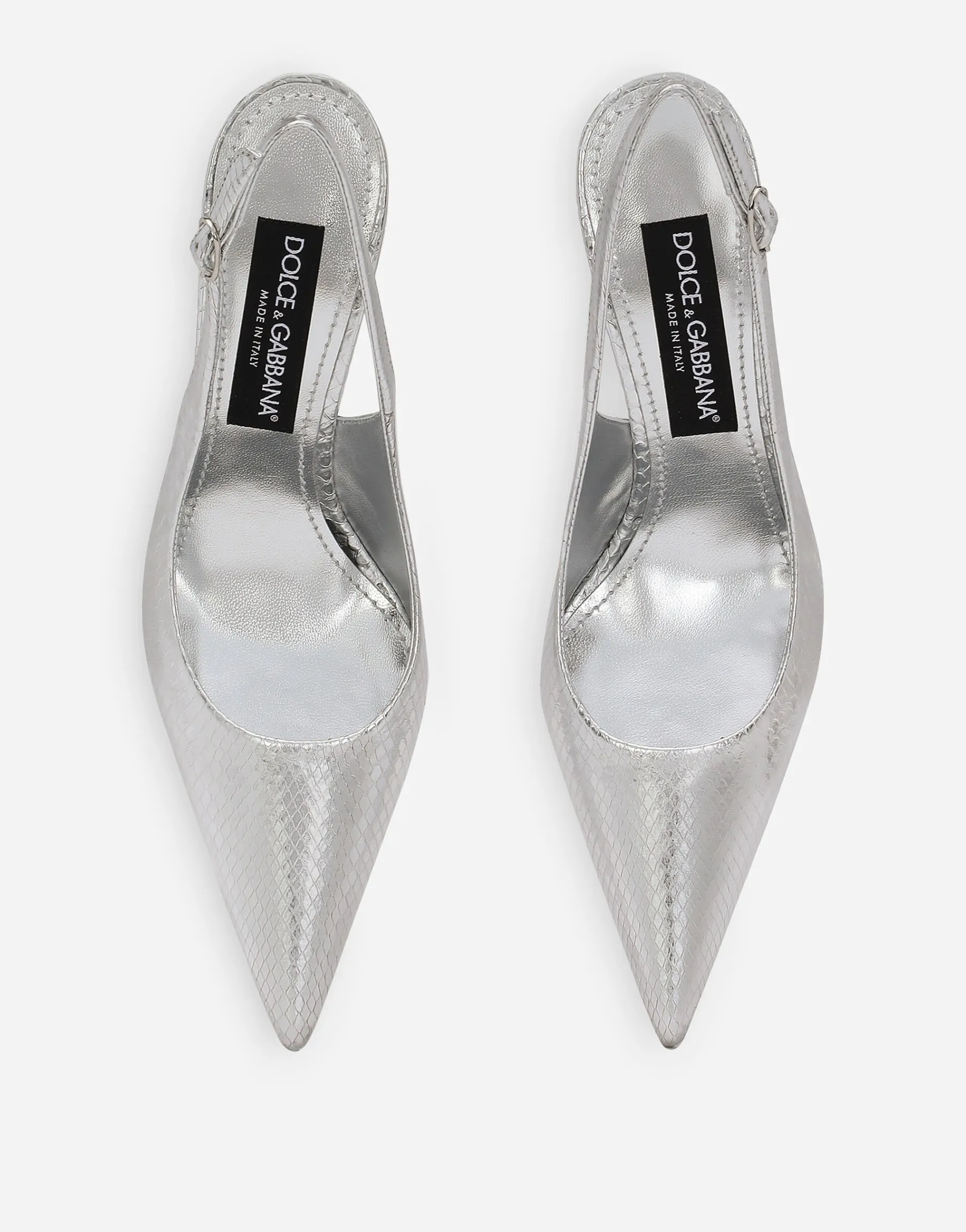 Python skin slingbacks