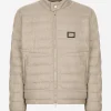 Quilted cashmere jacket