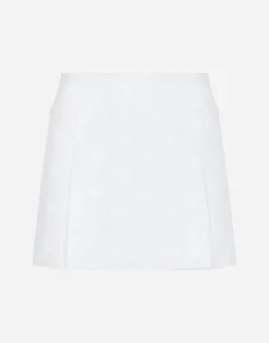 Quilted jacquard miniskirt with DG logo