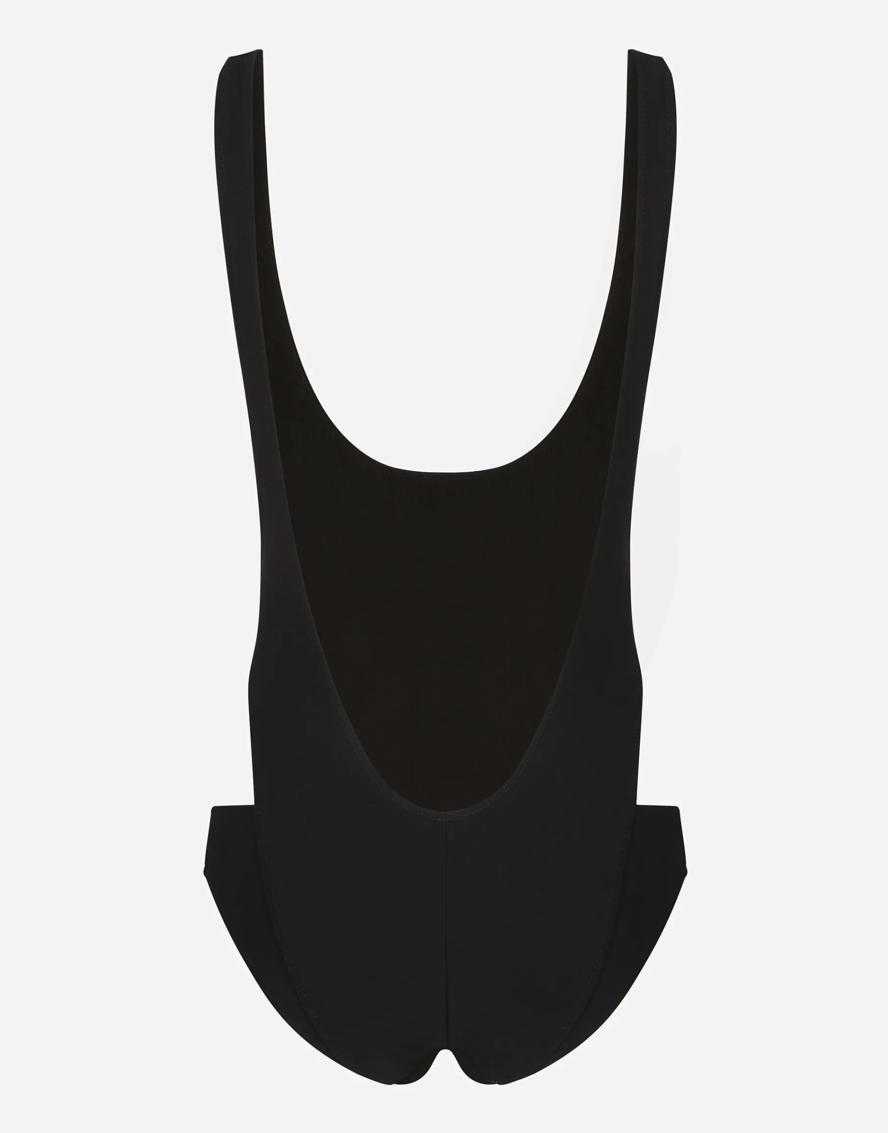 Racing swimsuit with bikini bottoms and DG logo