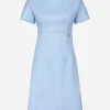 Raschel tweed midi dress with DG logo
