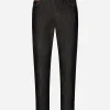 Regular-fit blue denim jeans