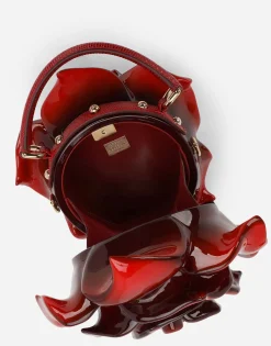 Resin rose-design Dolce Box bag