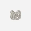 Rhinestone ring with DG logo