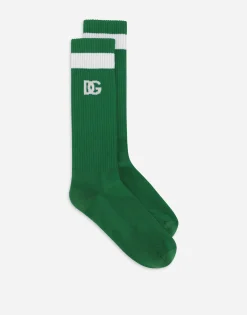Ribbed socks with DG logo