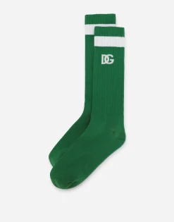 Ribbed socks with DG logo