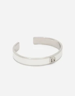 Rigid enameled bracelet with DG logo