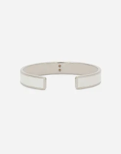 Rigid enameled bracelet with DG logo