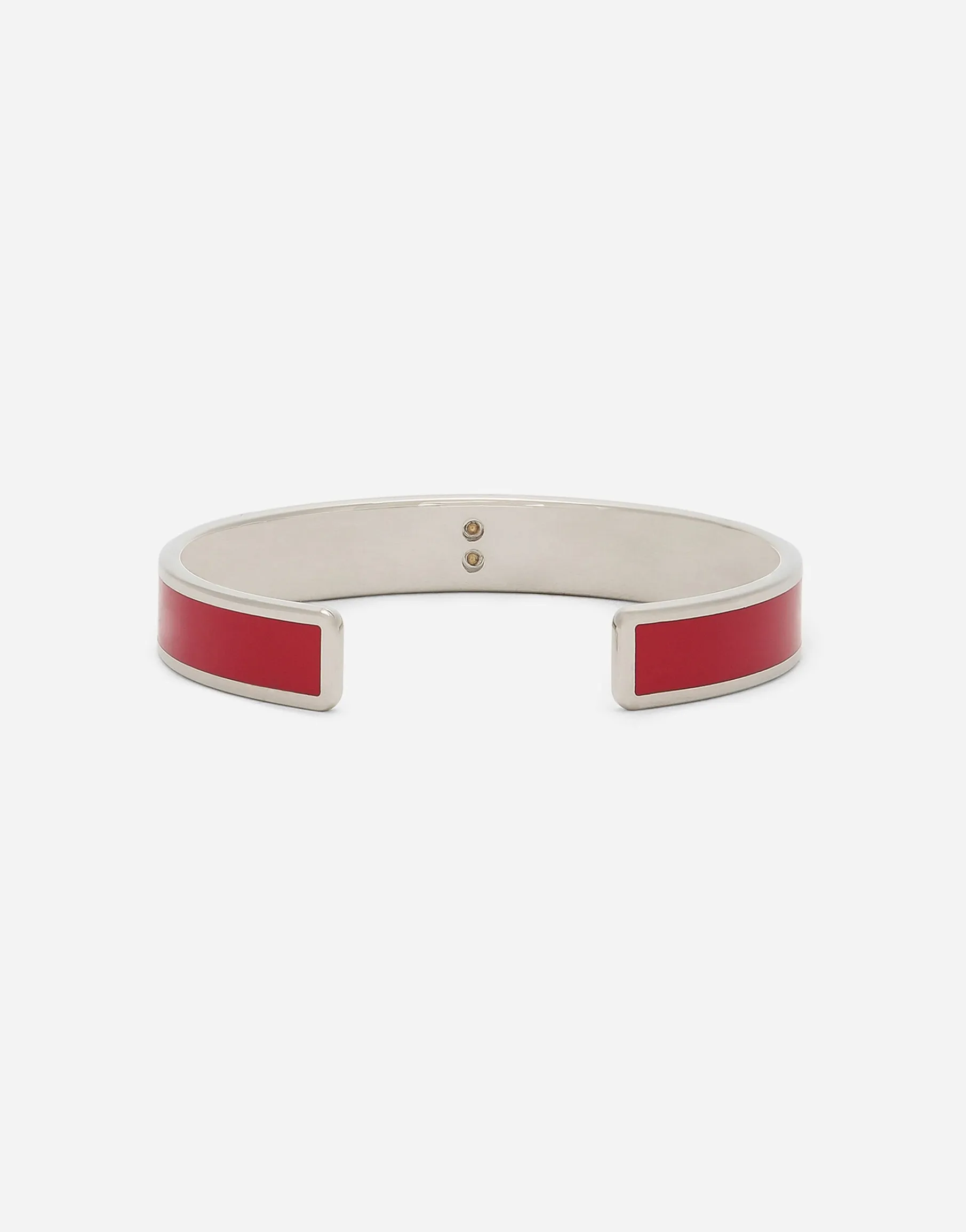 Rigid enameled bracelet with DG logo