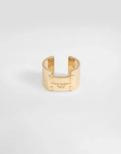 Ring with Dolce&Gabbana logo tag
