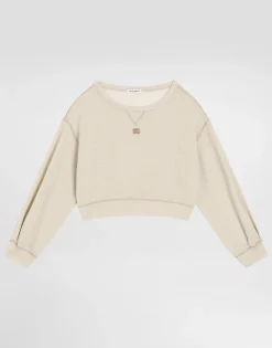 Round-neck sweatshirt with DG logo