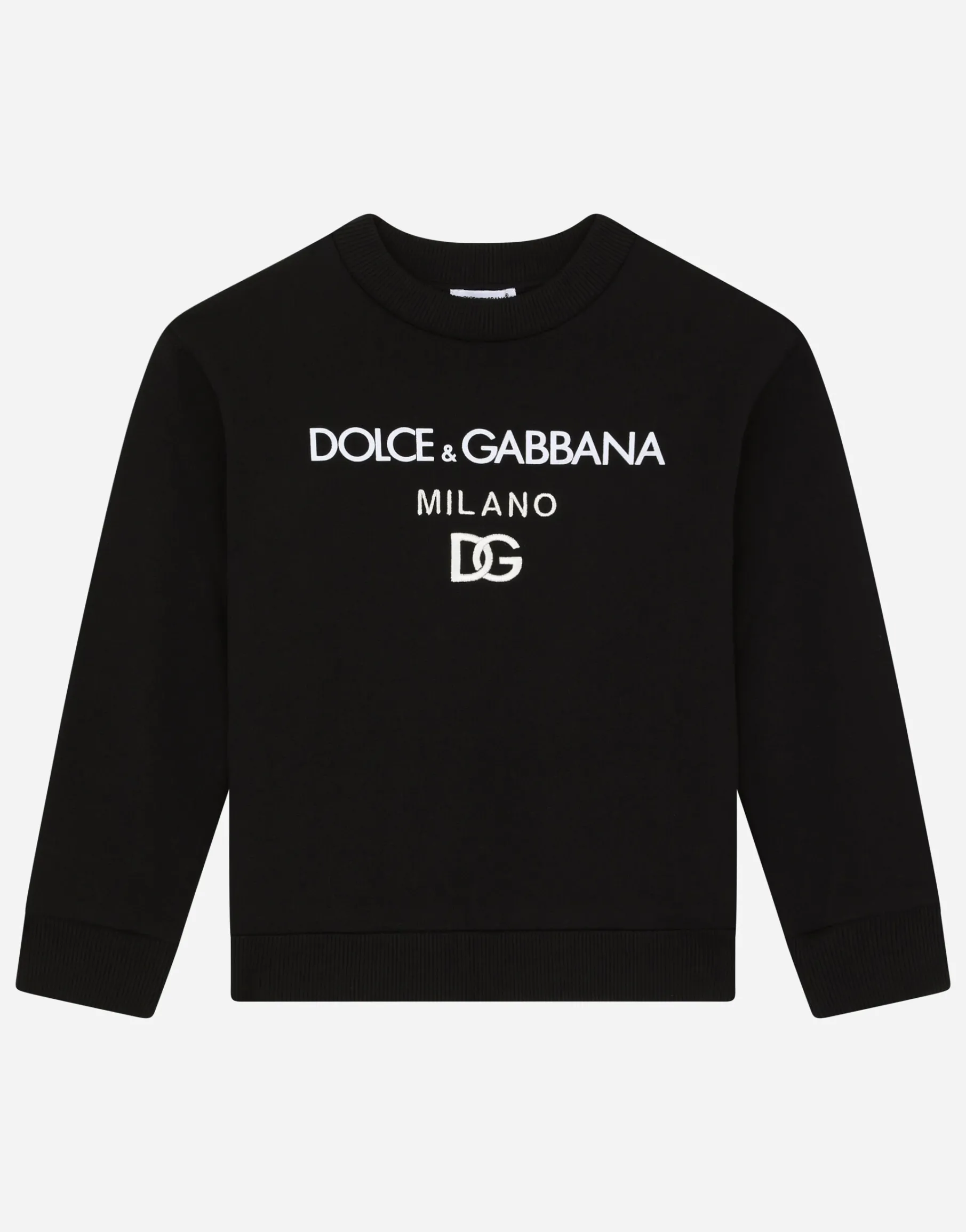 Round-neck sweatshirt with DG Milano logo