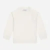 Round-neck sweatshirt with jacquard DG logo