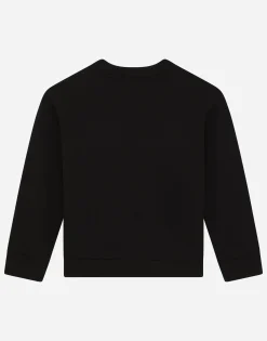 Round-neck sweatshirt with DG Milano logo