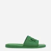 Rubber beachwear sliders
