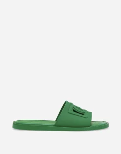 Rubber beachwear sliders