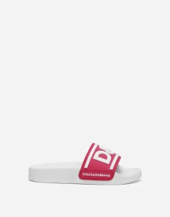 Rubber beachwear sliders