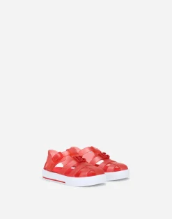 Rubber sandals with DG logo