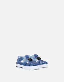 Rubber sandals with DG logo