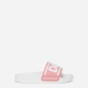 Rubber sliders with logo print