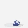 Rubber sliders with logo print