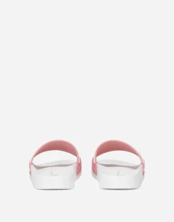 Rubber sliders with logo print