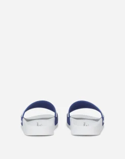 Rubber sliders with logo print