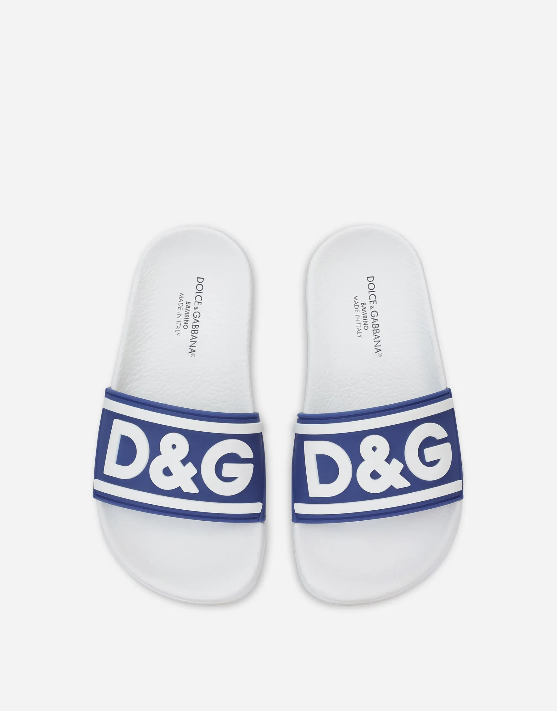 Rubber sliders with logo print