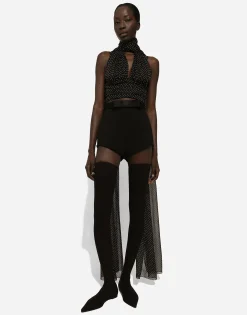 Satin bow belt