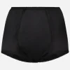 Satin high-waisted panties