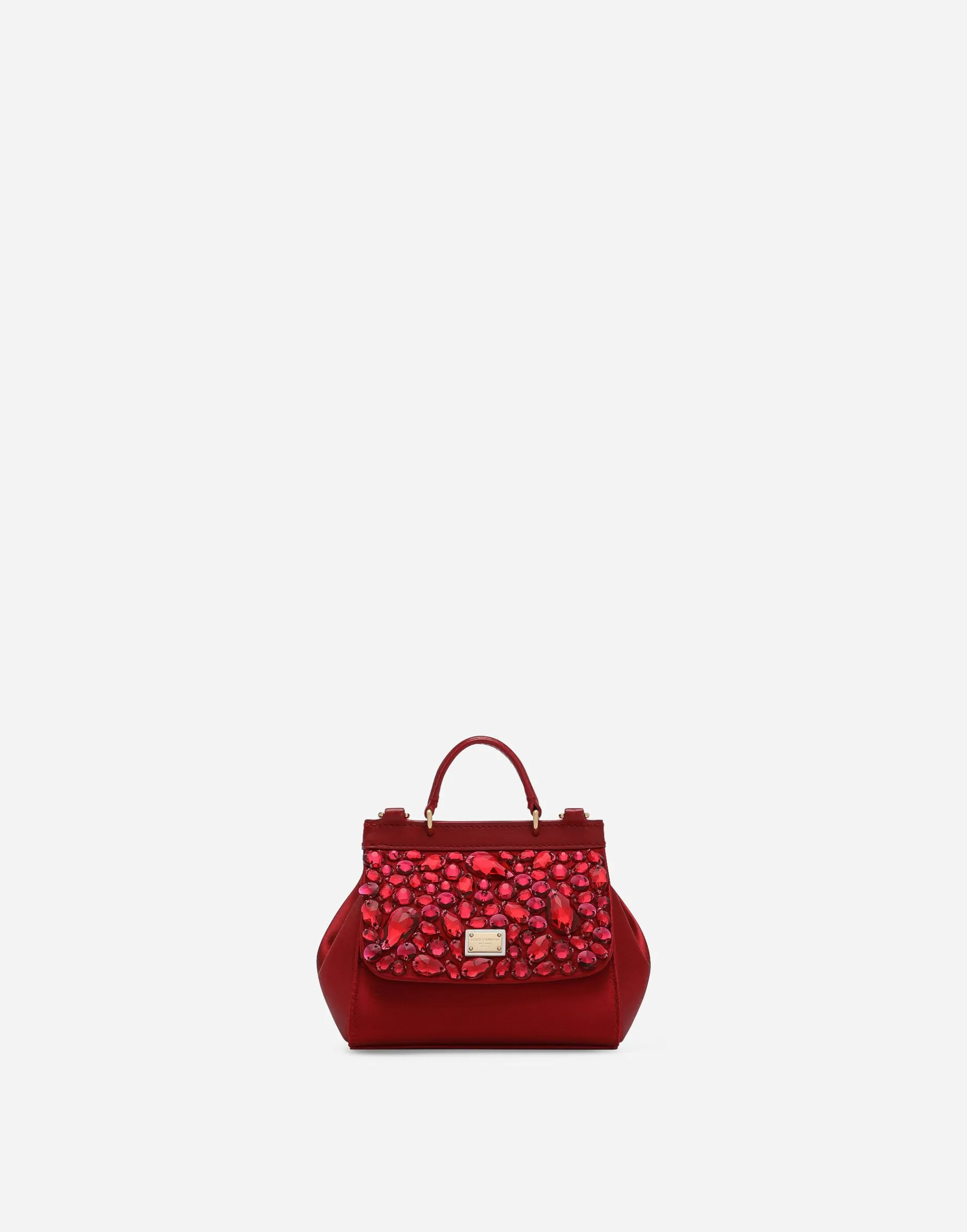 Satin mini Sicily handbag