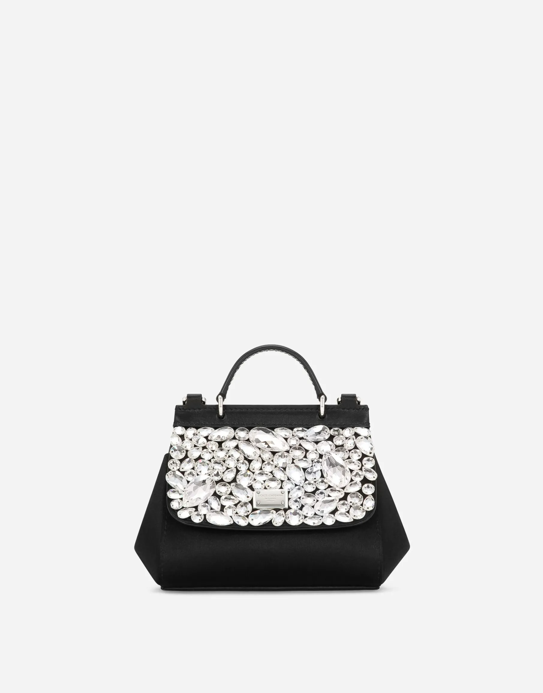 Satin mini Sicily handbag