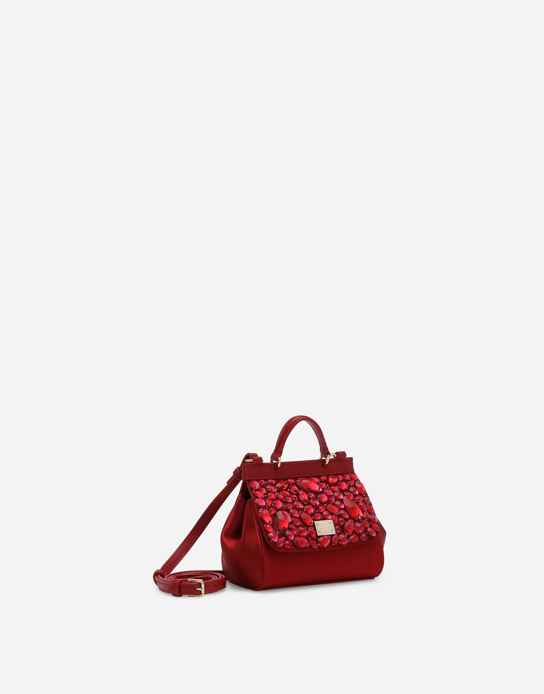Satin mini Sicily handbag