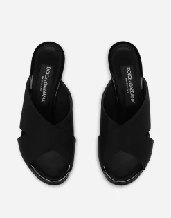 Satin mules
